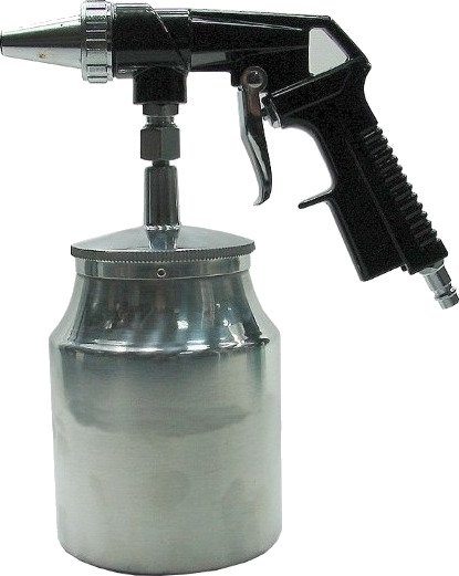 Silver Sandblåsepistol Med Beholder, 1 l (6 mm Dyse)