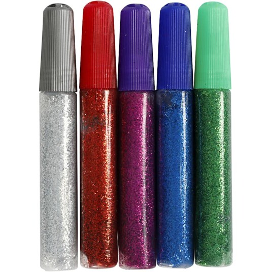 Glitterlim Creativ Company Ass Farger 5x10 ml/Pk Glitterlim Creativ Company Ass Farger 5x10 ml/Pk
