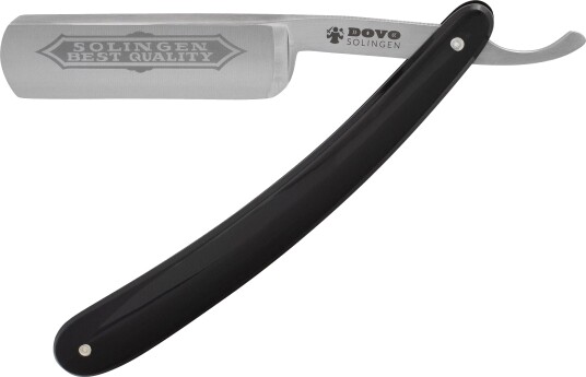 DOVO barberkniv - Sort Skaft 6/8" DOVO barberkniv - Sort Skaft 6/8"