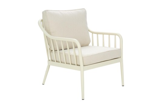 Brafab Coleville lenestol Pearl White/Dot Beige Hvit Brafab Coleville lenestol Pearl White/Dot Beige Hvit