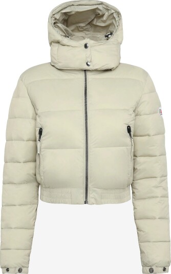 Superdry Crop Hooded Fuji - PELICAN BEIGE - 12