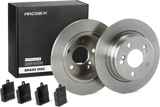Bremseskiver og klosser RIDEX 3405B0455