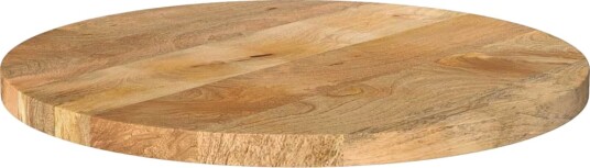 Bordplate Ø 40x2,5 cm rund heltre mango