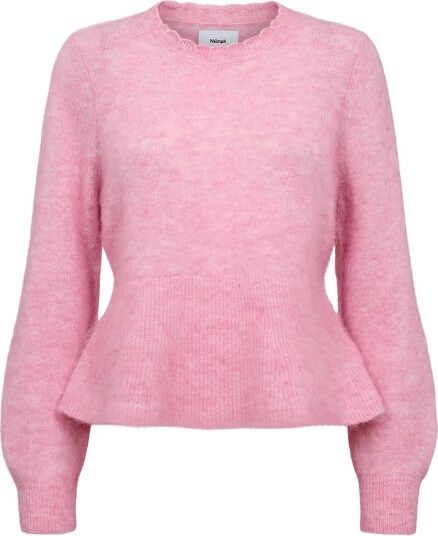 Nümph Nusuri Peplum Pullover Pink XXL Nümph Nusuri Peplum Pullover Pink XXL