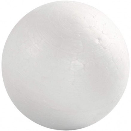 Diverse Kule diam 6 cm hvit isopor 50stk