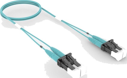 Fiber Optisk Patchkabel Om4 Lazrspeed® 550 Lc-Lc Duplex Lszh 3,28Ft / 1M