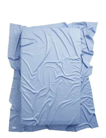 MAGNIBERG Mother Sateen Flat Sheet - Blue - 260X 280CM