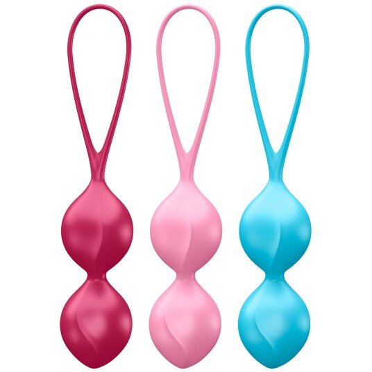 Satisfyer V Balls Vaginakuler 3 stk.     - Forskjellige farger