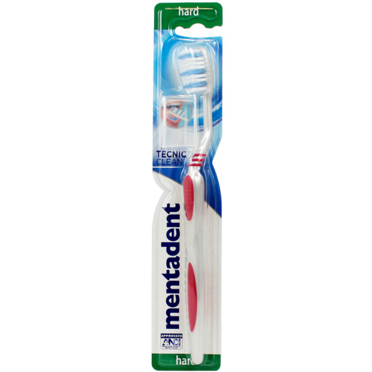 Hard Tannbørste MENTADENT Tecnic Clean Hard