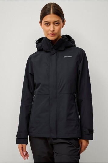 Áhkká Regnjakke Rain Jacket W Svart