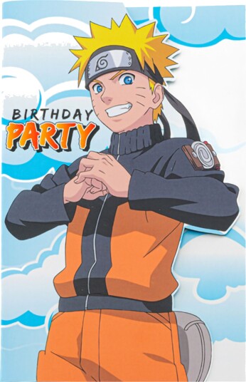 Chaks Invitasjonskort Naruto Shippuden 8-pakning 12819-NA