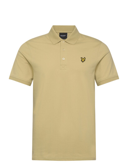 Lyle & Scott Plain Polo Shirt - Khaki green - S Lyle & Scott Plain Polo Shirt - Khaki green - S