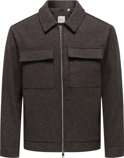 ONLY & SONS Onsrush Wool Jacket Otw Frml Noos Grey XXL