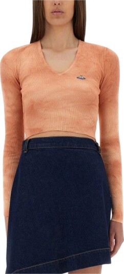 Vivienne Westwood Dame Strikkevarer Oransje S, Vivienne Westwood Dame Strikkevarer Oransje S,