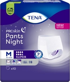 TENA Pants Night Super bleiebukse M 10 stk TENA Pants Night Super bleiebukse M 10 stk