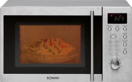 Bomann Mwg 2211 U Cb 20 L 800 W Knapper Rustfritt Stål 1000 Dra Ut