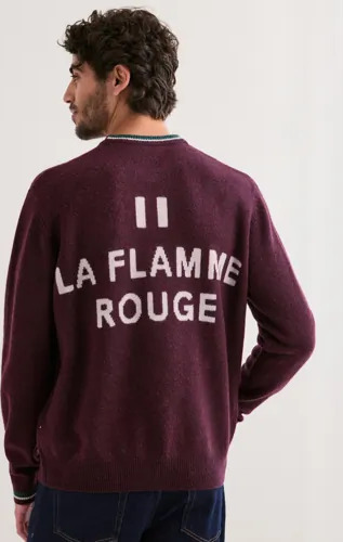 ANNARR Anrragi Lfr Ls Knit Crew Neck Strikkegensere Rød