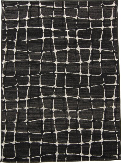 Wilton teppe   Florence Cross sort Størrelse: 140 x 200 cm