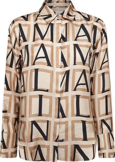 Malina Felicity Silk Shirt Beige 38