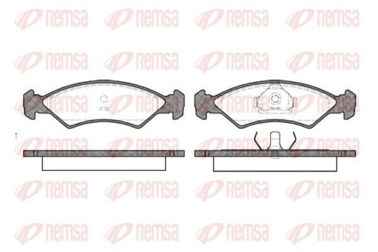 Bremseklosser REMSA 0168.00