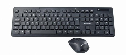 GEMBIRD Kabelloses Desktop-Set schwarz DE-Layout