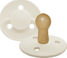 Mininor Latexsmokk 6+ mnd., Snøbær - 2 stk. Mininor Latexsmokk 6+ mnd., Snøbær - 2 stk.