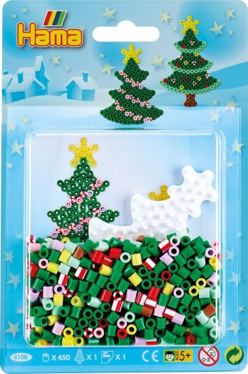 Hama Midi Perlesett Liten Juletre 450 stk