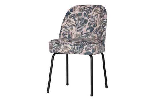 BePureHome Vogue Spisestol Fløyel Bouquet Milk 2 stk