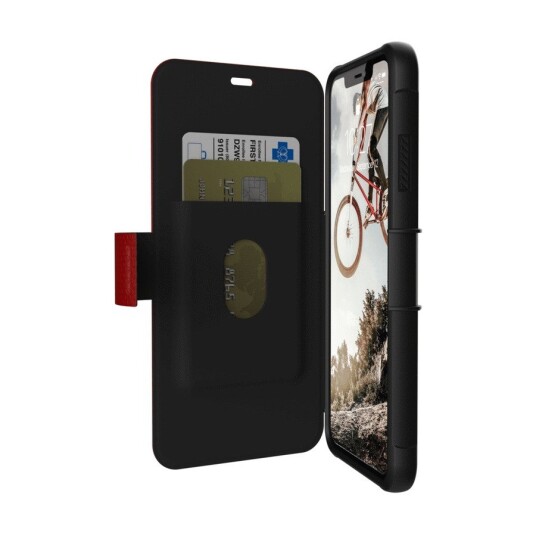 UAG METROPOLIS LOMMEBOK IPHONE XS MAX MAGMA MOBILDEKSEL