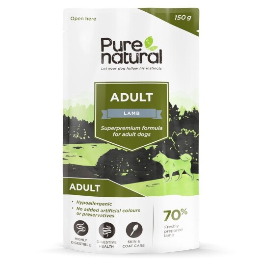 Purenatural Dog Adult Lamb 150 G