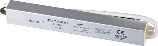V Tac V Tac 100W strømforsyning 12V DC 8A IP65 vanntett V Tac V Tac 100W strømforsyning 12V DC 8A IP65 vanntett