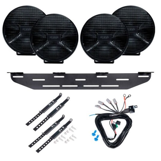 Ekstralys Strands Ize Led Og 9   Rund / 23 cm / 172 W 4 stk   Komplett pakke