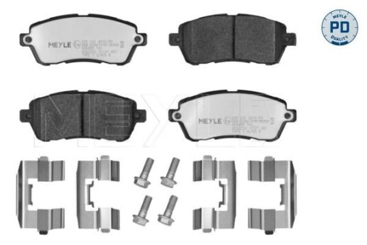 Bremseklosser MEYLE 025 242 8316/PD
