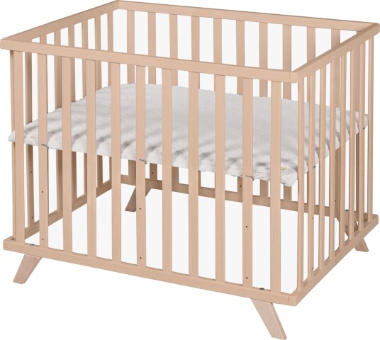 ROBA Wooden Playpen 75X100 Cm - White - 75X 100CM