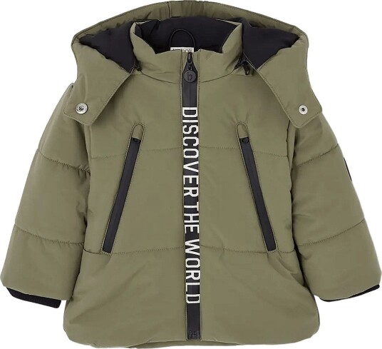 Boboli Technical Fabric Parka For Boy   IKE   110
