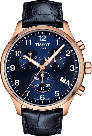 Tissot Chrono XL Classic T1166173604200 - Herre - 45 mm - Analog - Kvarts urverk - Safirglass Tissot Chrono XL Classic T1166173604200 - Herre - 45 mm - Analog - Kvarts urverk - Safirglass