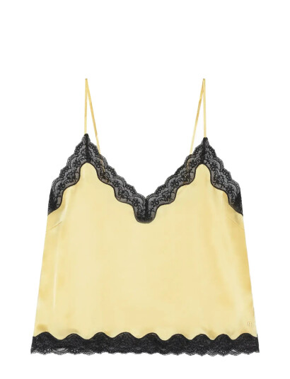 ROTATE Birger Christensen Camisole W. Lace Yellow L
