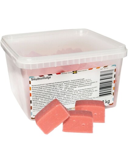 2 kg Fudge med Markjordbærsmak 2 kg Fudge med Markjordbærsmak