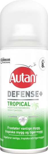 Autan Defense Tropical insektsmiddel tørr spray 100 ml