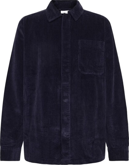 Knowledge Cotton Apparel Corduroy Overshirt NIGHT SKY L Knowledge Cotton Apparel Corduroy Overshirt NIGHT SKY L