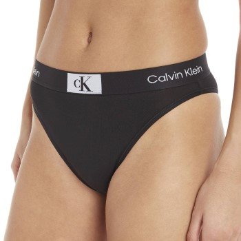 Calvin Klein Truser CK96 High Waisted Brazilian Briefs Svart bomull X-Small Dame Calvin Klein Truser CK96 High Waisted Brazilian Briefs Svart bomull X-Small Dame