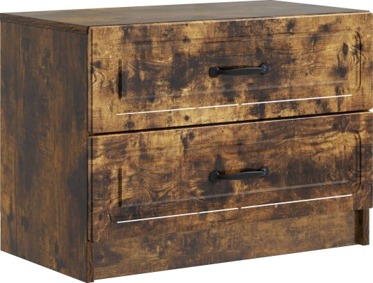 Nattbordskap Røkt Eik 62 x 34,5 x 44,5 cm Konstruert tre Nattbordskap Røkt Eik 62 x 34,5 x 44,5 cm Konstruert tre