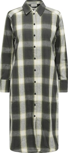 FREE/QUENT Fqerino Dress   DARK GREY MEL W CALLISTE GREEN   L