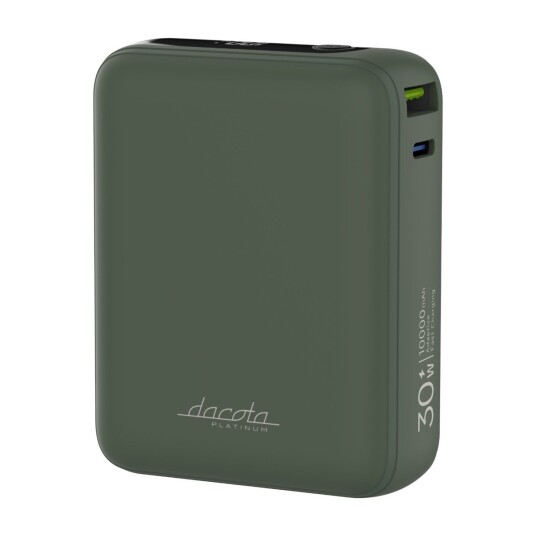 Dacota Platinum AM10 30 W 10 000 mAh Grønn Dacota Platinum AM10 30 W 10 000 mAh Grønn