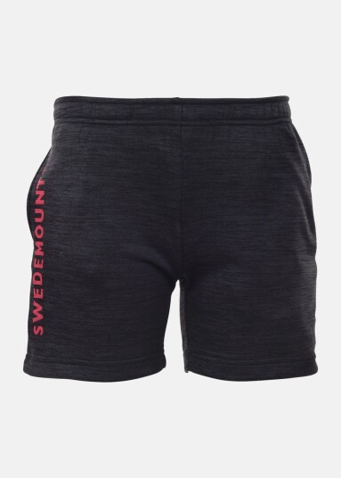 Training Logo Shorts Jr Charcoal Melange/New Pink 160  Hverdagsshorts