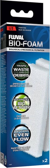 Fluval Foam Pad 2 Pack U3 (126.2487)