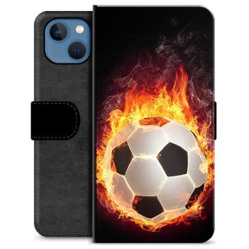 iPhone 13 Premium Lommebok-deksel Fotballflamme