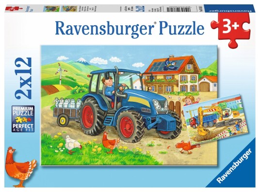 Ravensburger Hard At Work 2x12p