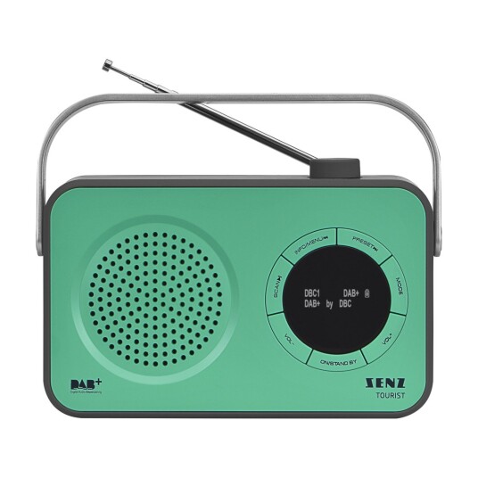 SENZ TOURIST RADIO FM/DAB+, GRØNN SENZ TOURIST RADIO FM/DAB+, GRØNN