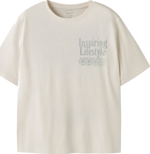 Name It T skjorte NkmLewis Verdant Green Name It 6 år (116) T skjorte Beige Grønn